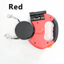 Auto Retractable Double-Ended Leash with LED Flashlight